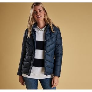 Women's Navy Puffer Jacket